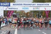 Partenza della Mainova Frankfurt Marathon2023